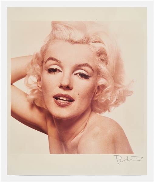 Marilyn Monroe 20 x 24 Photograph from The Last Sitting Signed by Photographer Bert Stern