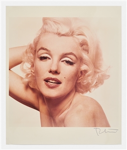 Marilyn Monroe 20 x 24 Photograph from The Last Sitting Signed by Photographer Bert Stern