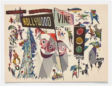 Grace Kelly Signed Christmas Card, Circa Mid-1950s -- Without Inscription