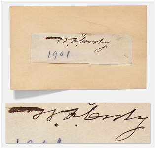 W.F. Cody Buffalo Bill Signature