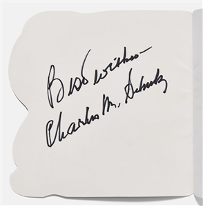 Charles Schulz Signed ''Here's Snoopy!'' Book -- Without Inscription