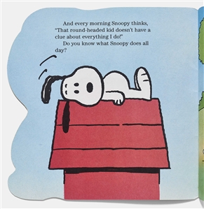 Charles Schulz Signed ''Here's Snoopy!'' Book -- Without Inscription