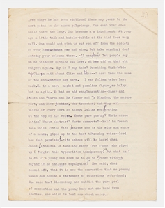 Virginia Woolf Letter Signed from May 1929 With Autograph Note at Conclusion -- Woolf Criticizes Her Own Work: ''...I have thrown on to the floor the last page of my most hated book...''