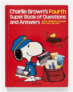 Charles Schulz Signed First Edition of ''Charlie Brown's Fourth Super Book of Questions and Answers'' -- Without Inscription