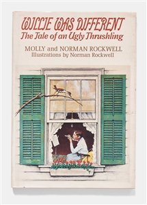 Norman Rockwell Signed First Edition of His Book, ''Willie Was Different: The Tale of an Ugly Thrushling''
