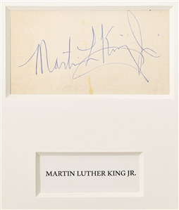 Martin Luther King, Jr. Signed 30'' x 27'' Display of the Selma March