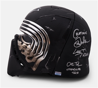 ''Star Wars: The Force Awakens'' Cast-Signed Kylo Ren Helmet -- Signed by Adam Driver and 12 More Cast Members -- With Celebrity Authentics COAs