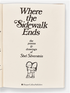 Shel Silverstein Signed & Hand-Illustrated Early Edition of ''Where the Sidewalk Ends'' -- ''Idle Hands Are the Devil's Playground''