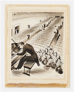 ''The New Yorker'' Cover Artwork by Constantin Alajalov from March 1936 -- Measures 10.5'' x 13''