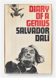 Salvador Dali Signed First U.S. Edition of His Autobiography, ''Diary of a Genius'' -- Large & Artistic Signature Without Inscription