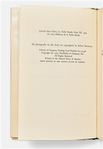 Salvador Dali Signed First U.S. Edition of His Autobiography, ''Diary of a Genius'' -- Large & Artistic Signature Without Inscription