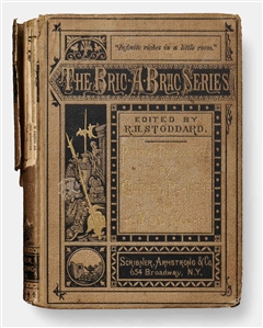 Charles A. Arthur Signed First Edition of ''The Bric-a-Brac Series'' from 1874 -- Likely Arthur's Own Copy of the Popular Series of Interesting Recollections by Prominent Individuals