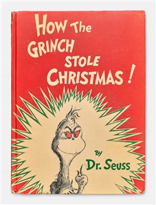 Dr. Seuss Signed Copy of His Classic Children's Book, ''How the Grinch Stole Christmas'' -- Without Inscription