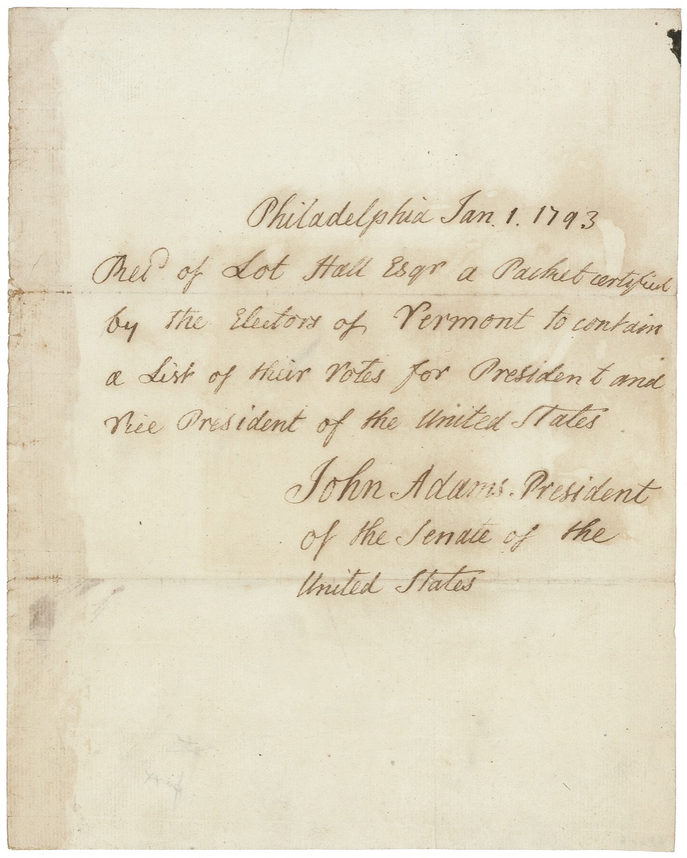 Details about   George Washington John Adams Collectible Replica Presidential Signature Card 