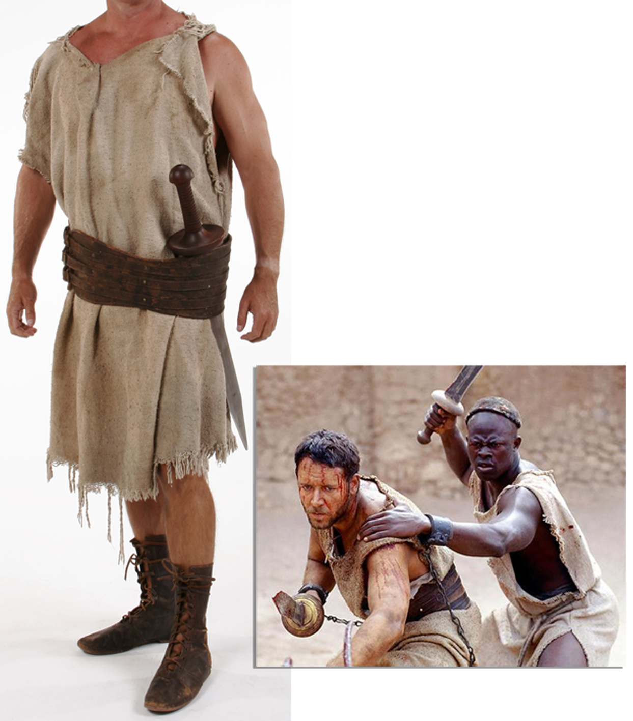 Gladiator Costume Auction Nets $15,786 for Crowe Costume at Nate