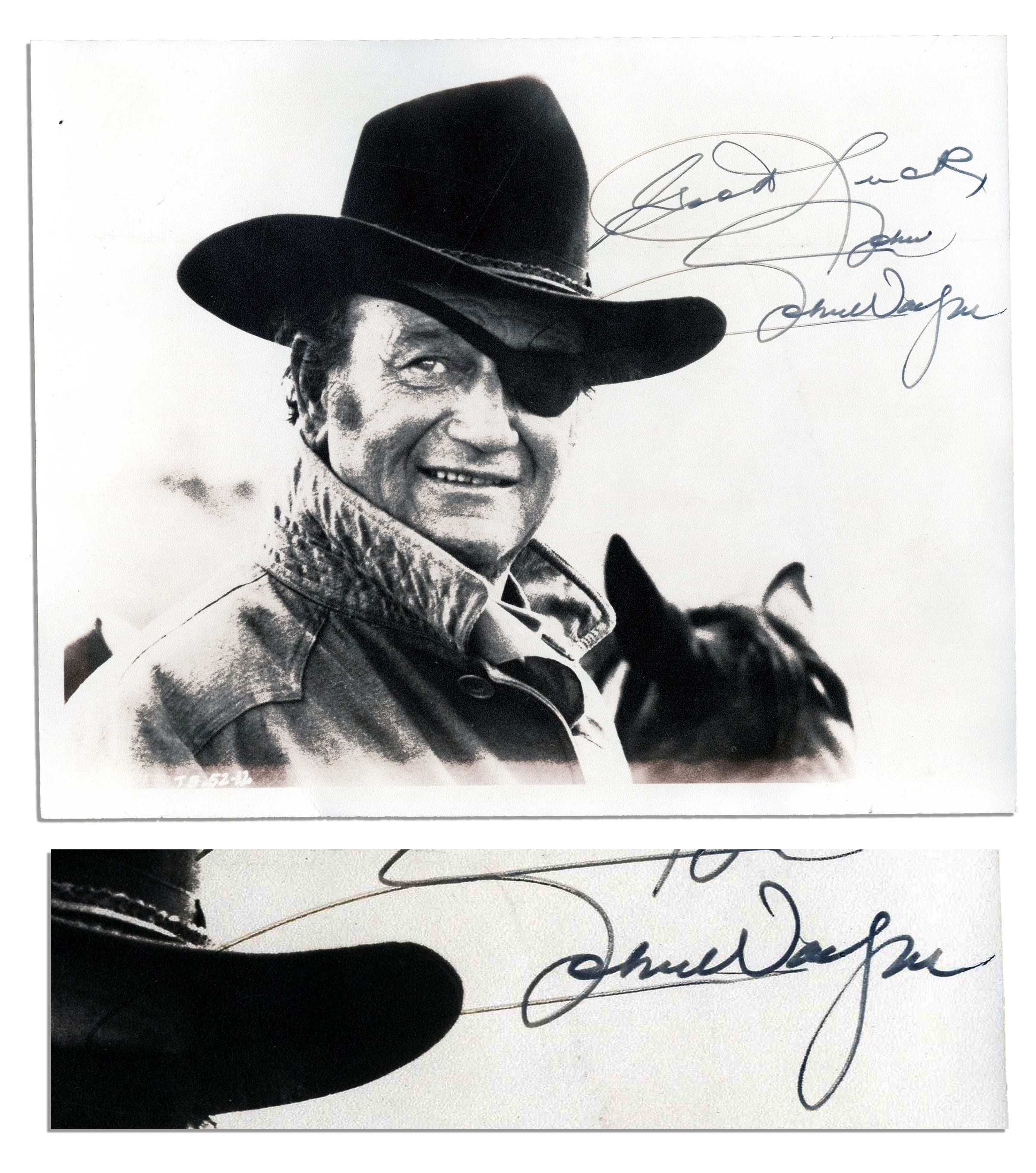Sell Your John Wayne Autograph at Nate D. Sanders Auctions Today!