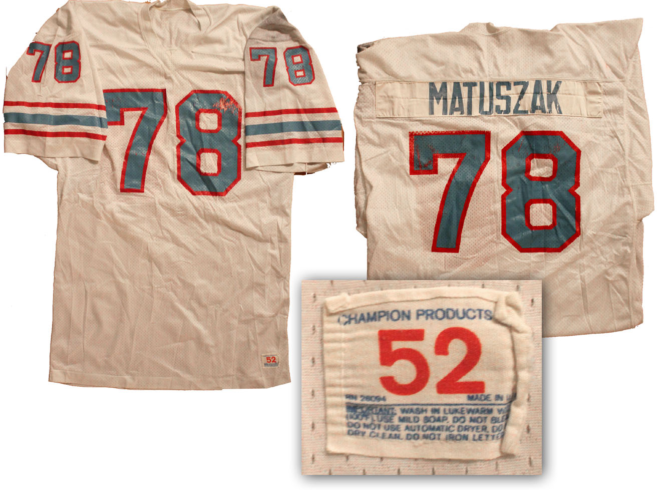 Sell Your John Matuszak Game Worn Jersey at Nate D. Sanders Auctions
