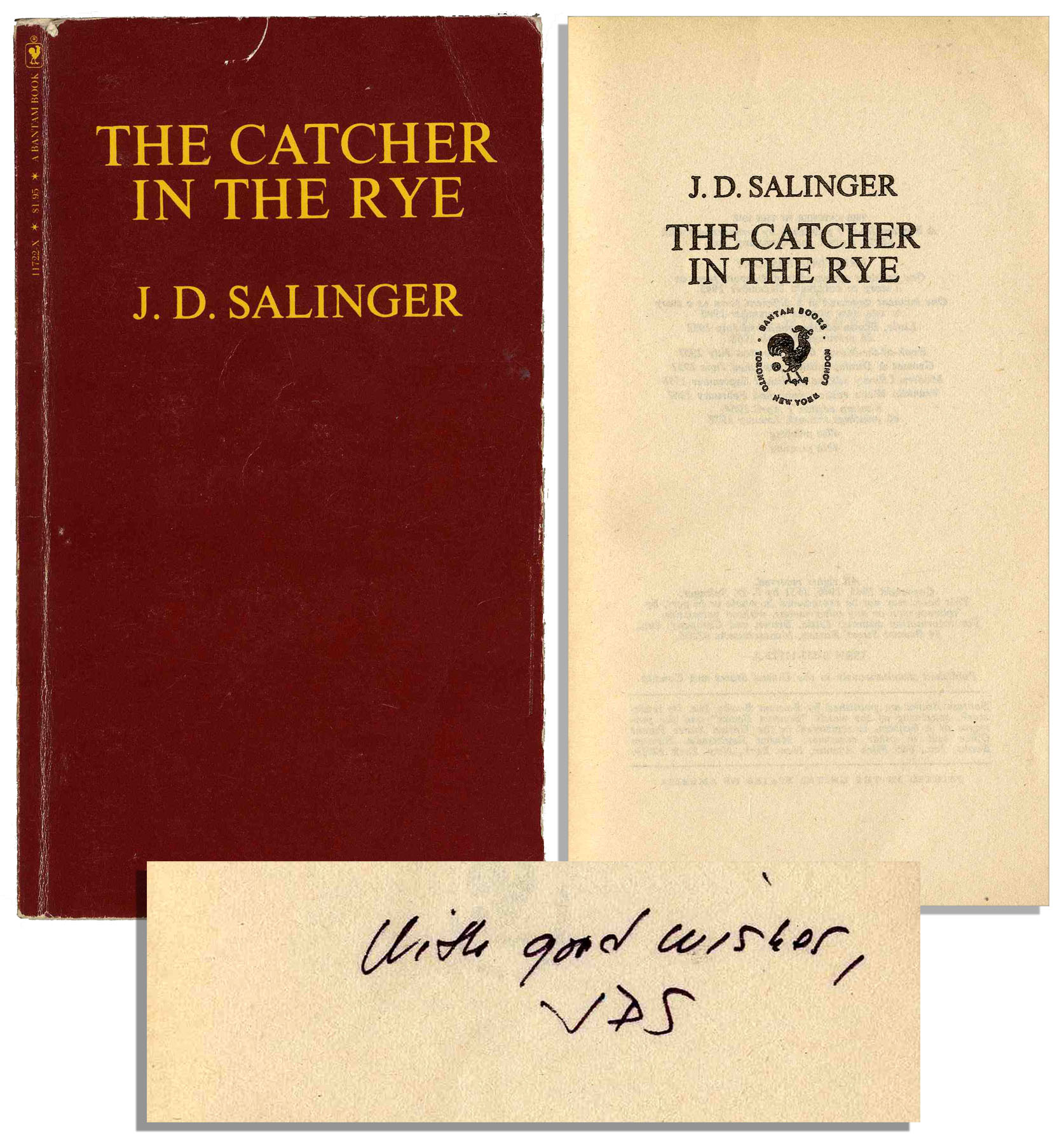 salinger the catcher in the rye ❤ typographie livre citation poster print #123 J.d