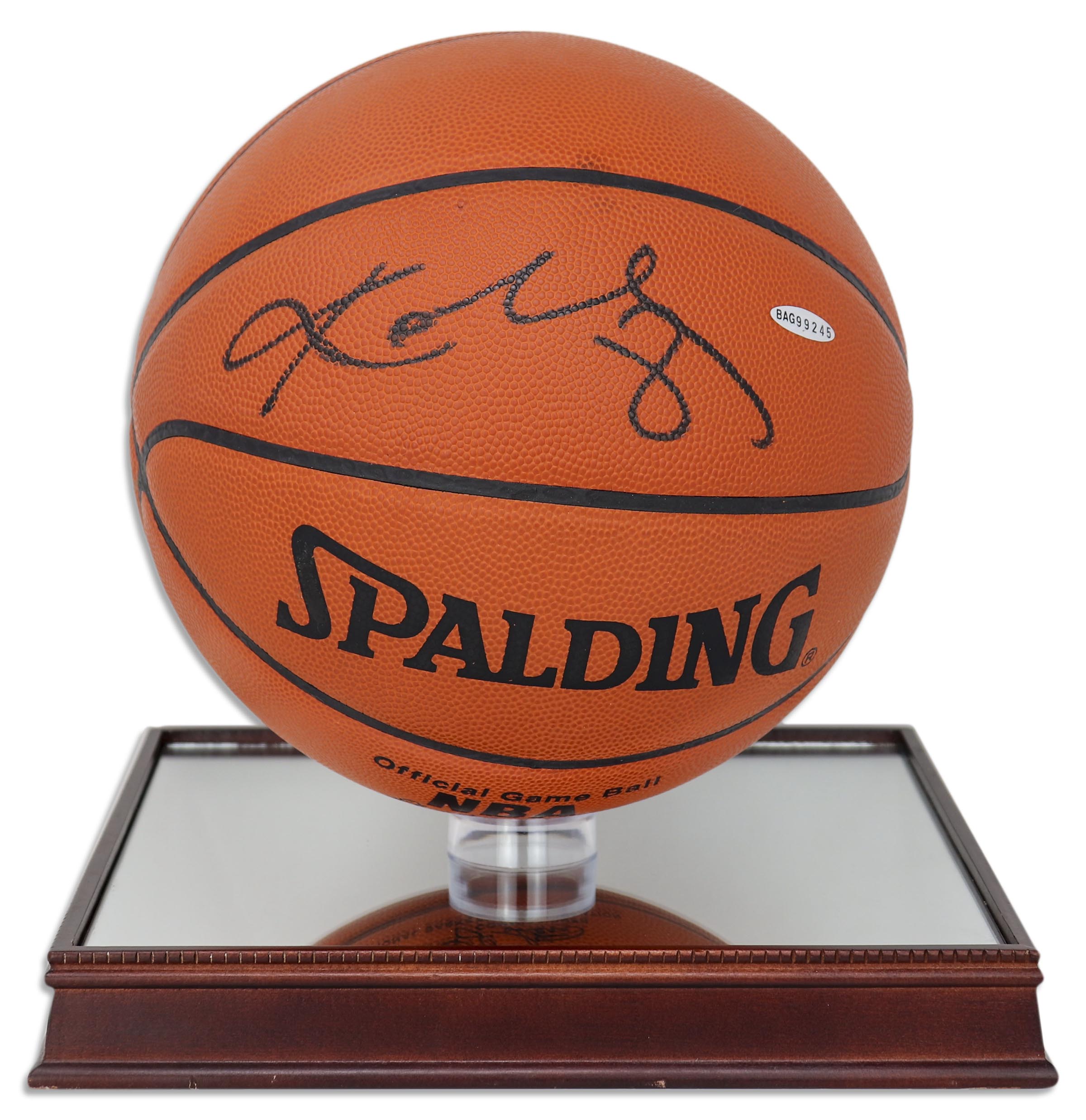 lakers signed basketball