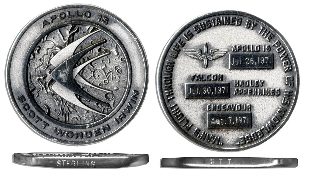 Gemini 9A Flown Silver Fliteline Medallion 